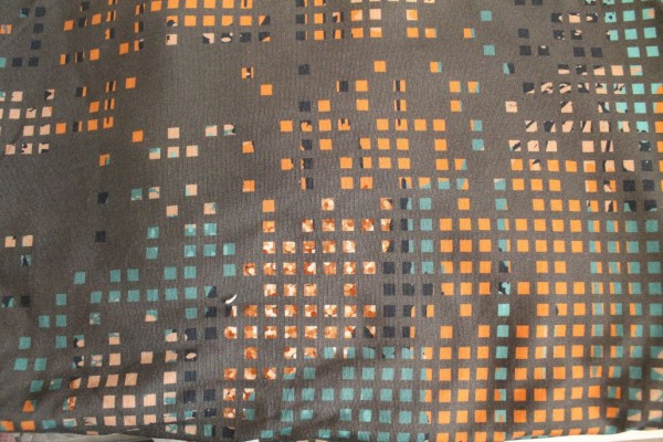S GRAU ORANGE QUADRATE